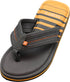 NORTY Mens 8-13 Charcoal/Orange Sandal 13106 Prepack